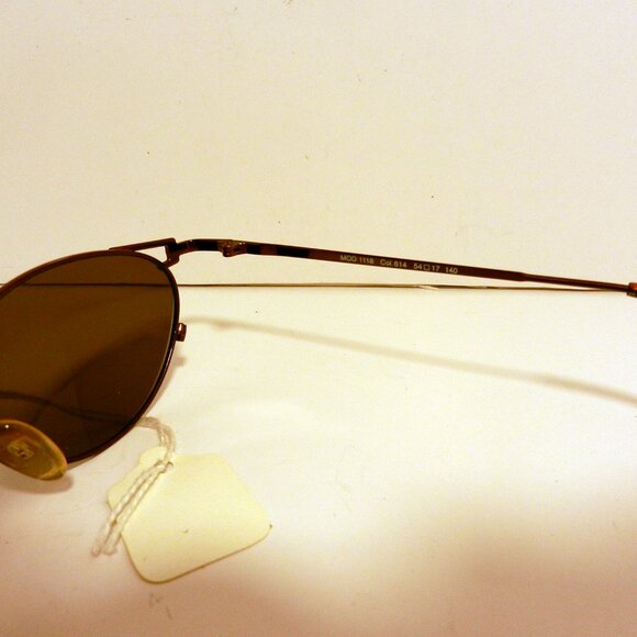 Cazal Point 2 MOD 1118COL.614 Large Iron BronzeTortoise NOS Sunglasses Rare 3567 - Picture 10 of 15